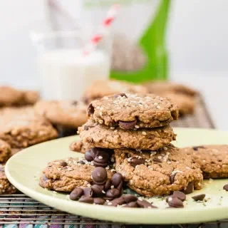 Double Chocolate Chip Hemp Heart Cookies