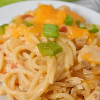 Rotel Chicken Spaghetti