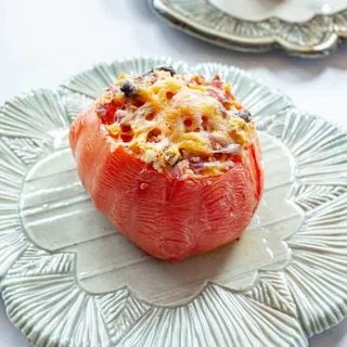 Southwestern Black Bean Stuffed Tomatoes