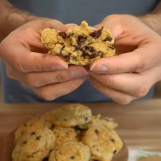 High Protein Chocolate Chip Peanut Butter Cookies