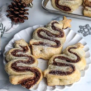 Puff Pastry Christmas Trees
