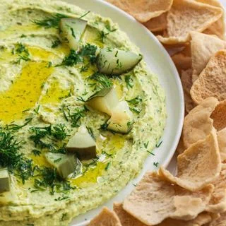 Dill Pickle Hummus