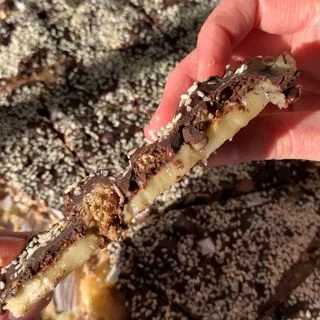 Sesame Granola Banana Bark