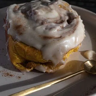 Brown Butter Pumpkin Cinnamon Rolls with Cream Cheese Icing