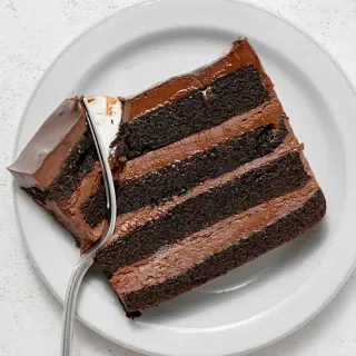 Dark Chocolate Mousse Cake
