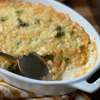 Cheesy Broccoli Rice Casserole