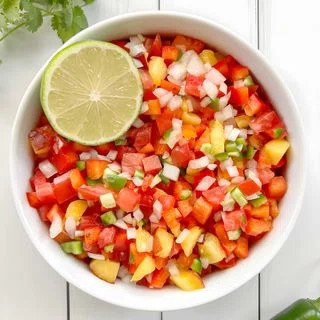 Spicy Peach Salsa
