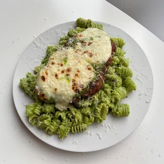Pesto Chicken Parm Pasta