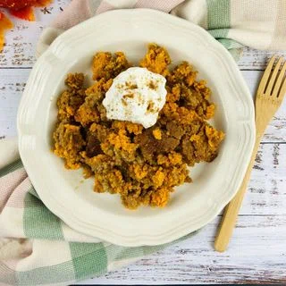 Pumpkin Spice Dump Cake