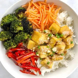 Peanut Tofu Bowls