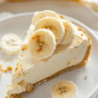 No Bake Banana Cheesecake
