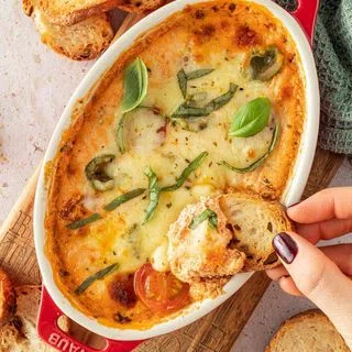 Cottage Cheese Pizza Dip