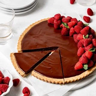 Chocolate Raspberry Tart