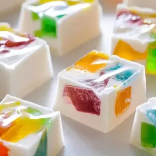 Mosaic Jello (Milk Jello)
