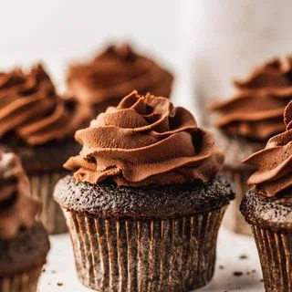 Small Batch Chocolate Cupcakes with Oil