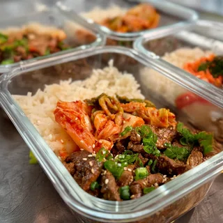 High Protein Low Cal Korean BBQ Meal Prep