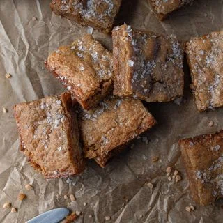 Brown Butter Toffee Blondies