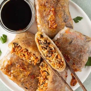 Rice Paper Dumplings With Tofu