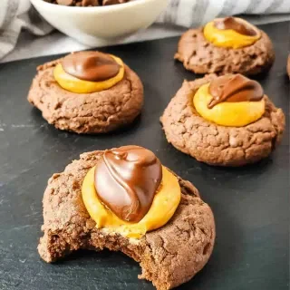 Buckeye Brownie Cookies