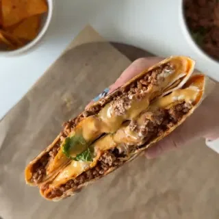 Taco Bell Supreme Crunchwrap with Doritos