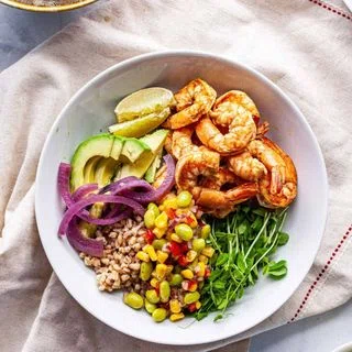 Baja Shrimp Bowl (Grain Bowl Salad)