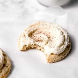 Frosted Eggnog Cookies