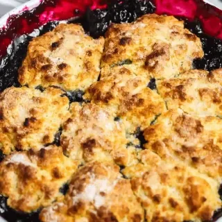 Easy Blueberry Cobbler