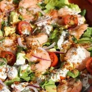 Shrimp Salad with Tartar Dressing