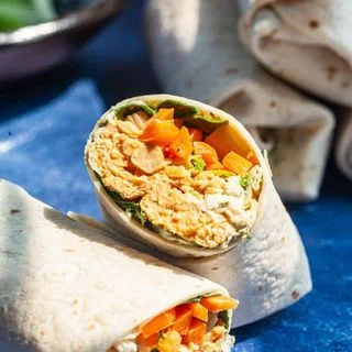 Buffalo Chickpeas Wrap