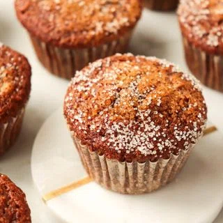 Gingerbread Banana Muffins