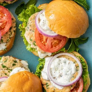 Middle Eastern Chicken Burgers