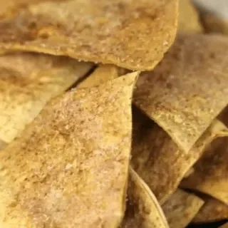 Baked Cinnamon Churro Chips