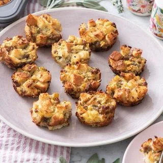 Apple Sausage Stuffing Bites