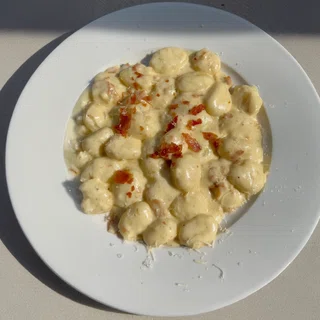 Gorgonzola Gnocchi with Crispy Prosciutto
