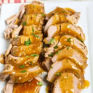 Garlic Crockpot Pork Tenderloin