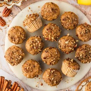 Fluffy Banana Nut Bread Mini Muffins