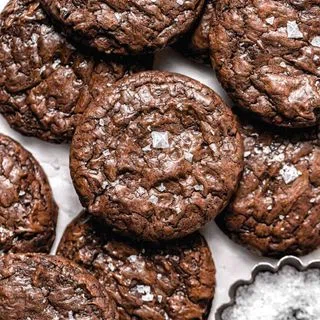 Fudgy Mocha Brownie Cookies