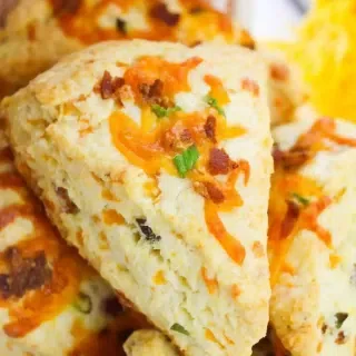 Cheddar Bacon Scones