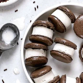 Macaron Ice Cream Sandwiches