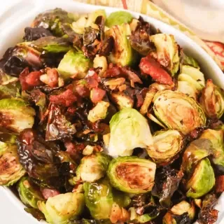 Crispy Brussel Sprouts Recipe with Prosciutto