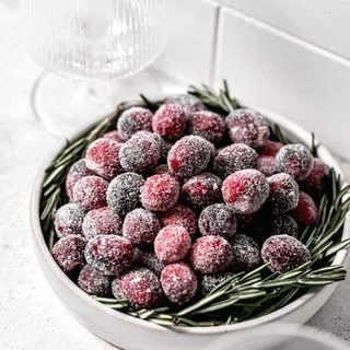 5-Ingredient Sugared Cranberries
