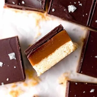 Tahini Caramel Millionaire's Shortbread