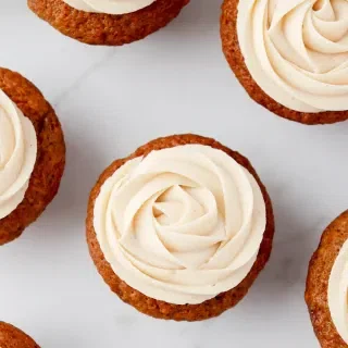 Carrot Cake Cupcakes with Brown Butter Frosting