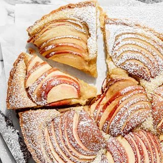 Apple Frangipane Tart with Sweet Shortcrust Pastry