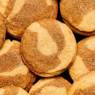 Marbled Ginger Molasses Snickerdoodles