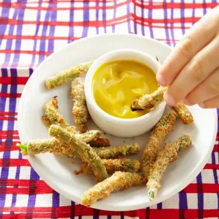 Crispy Green Bean Fries (Oven or Air Fryer)