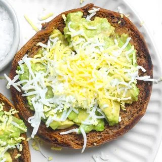 Grated Egg Avocado Toast