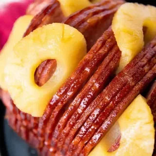 Instant Pot Ham with Pineapple and Brown Sugar
