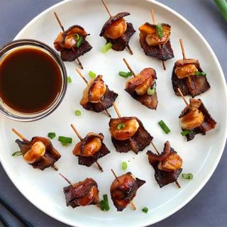 Bacon Wrapped Water Chestnuts