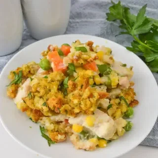 Chicken and Stuffing Casserole